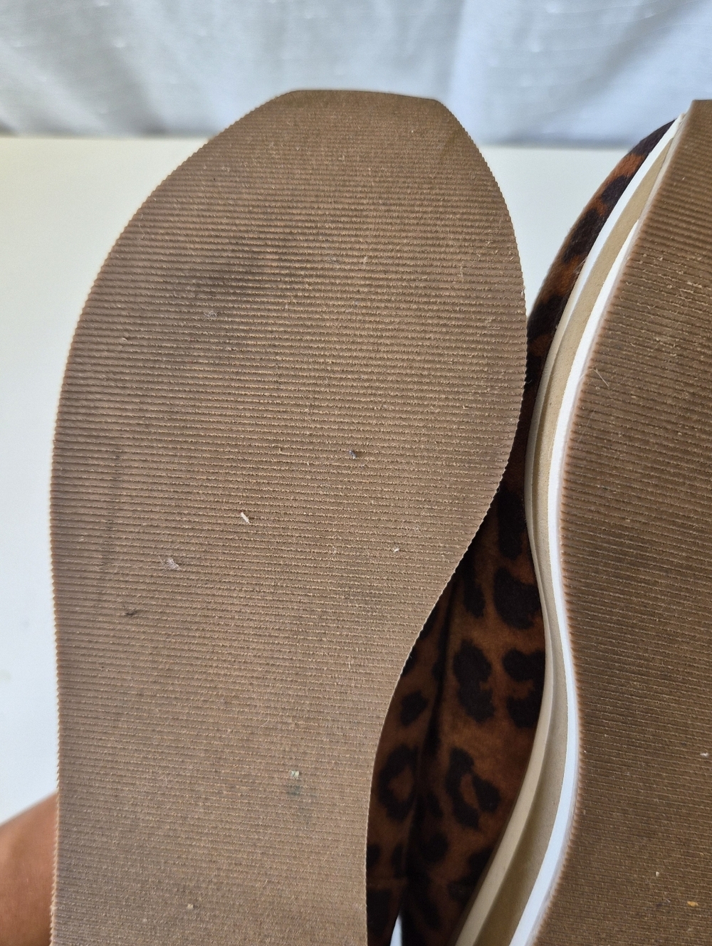 Corkys Leopard Print Platform Loafers - Brown Size 8 - Picture 10 of 12